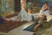 Leisure of the odalisque, Ferdinand Max Bredt